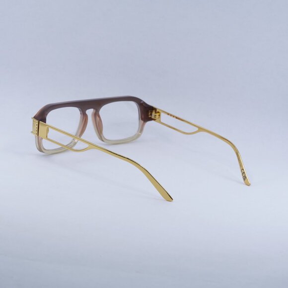 🕶️ New Marni BURULLUS X2P Eyeglasses - Brown Fade/Gold Frame - Picture 3 of 11